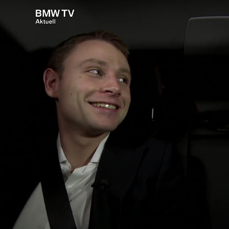 Szenenbild aus dem BMW TV Interview