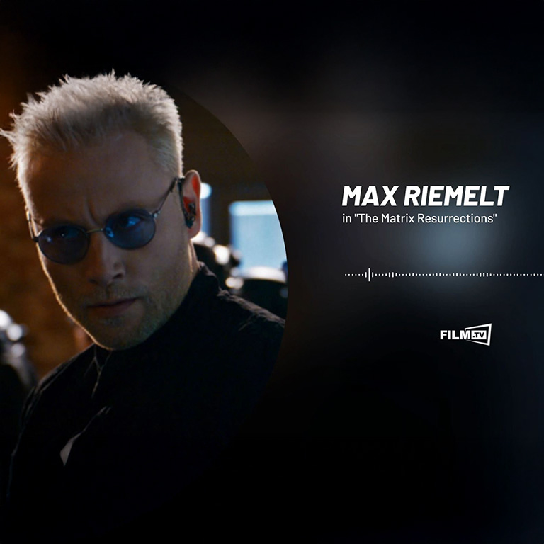 Szenenbild aus dem Film Matrix 4 mit Film.TV Cover